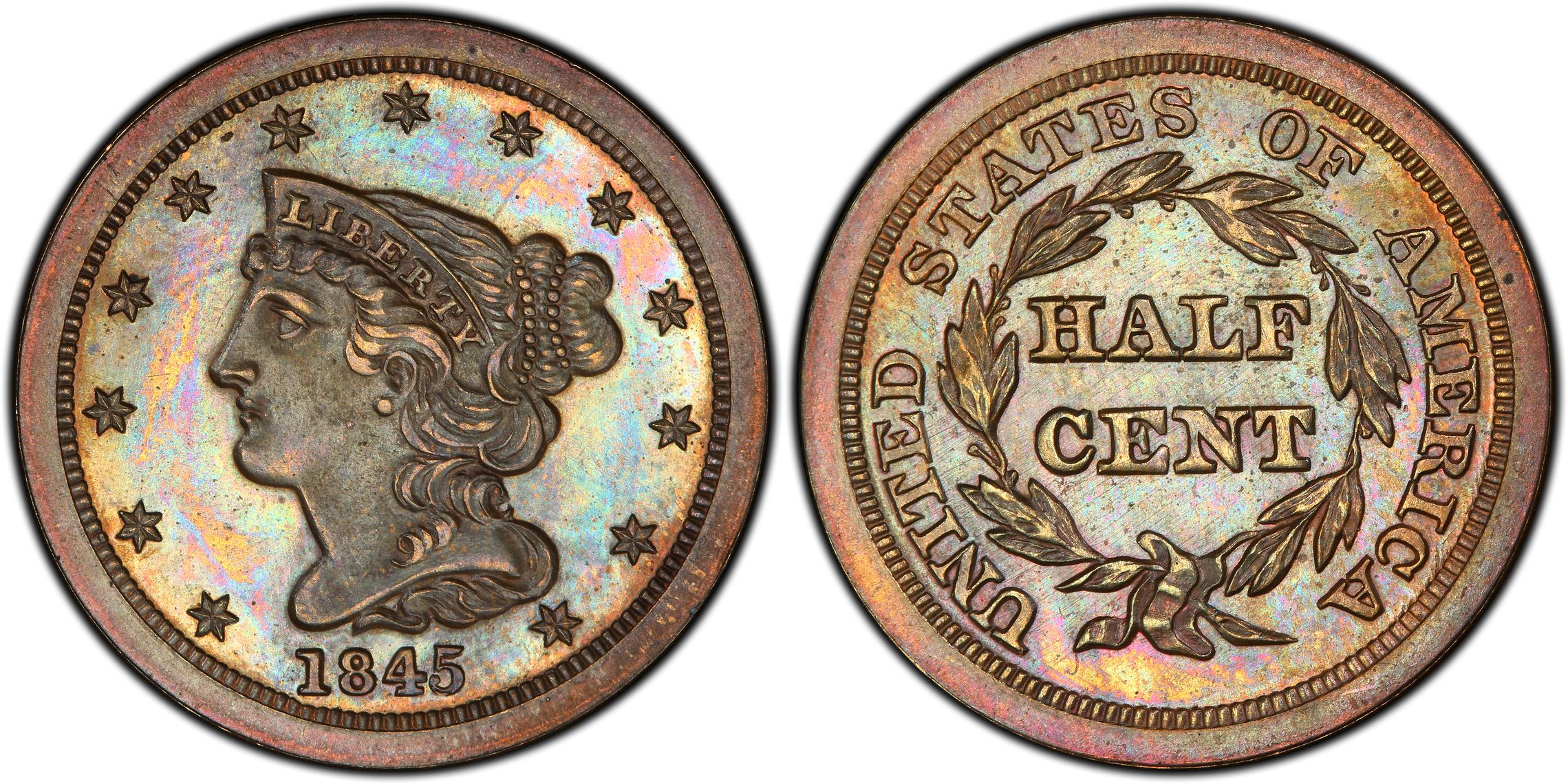 Res C Reverse Of Bn Proof Braided Hair Half Cent Pcgs