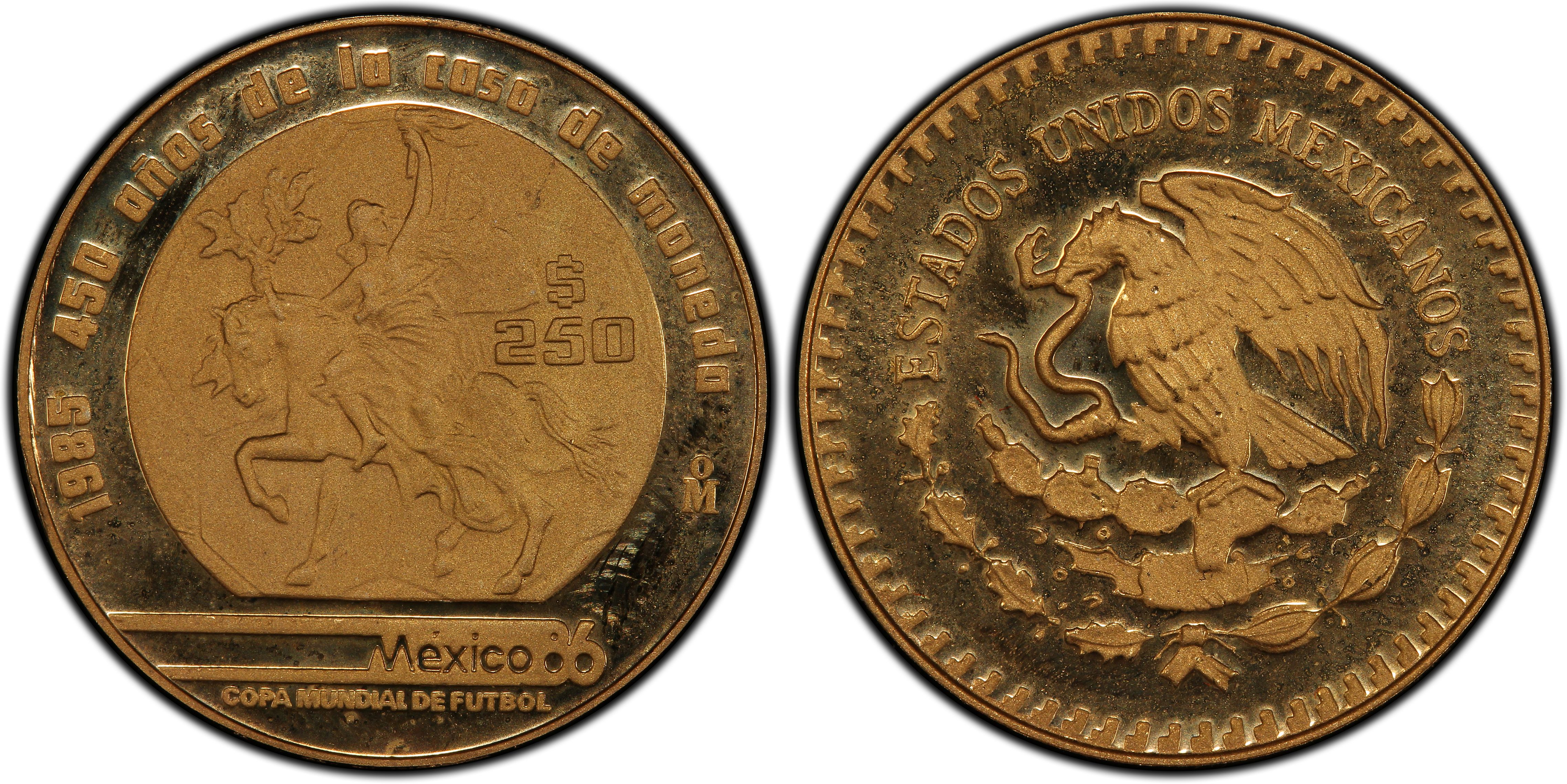 mexico estados unidos mexicanos 250 pesos valueview64  pcgs 编