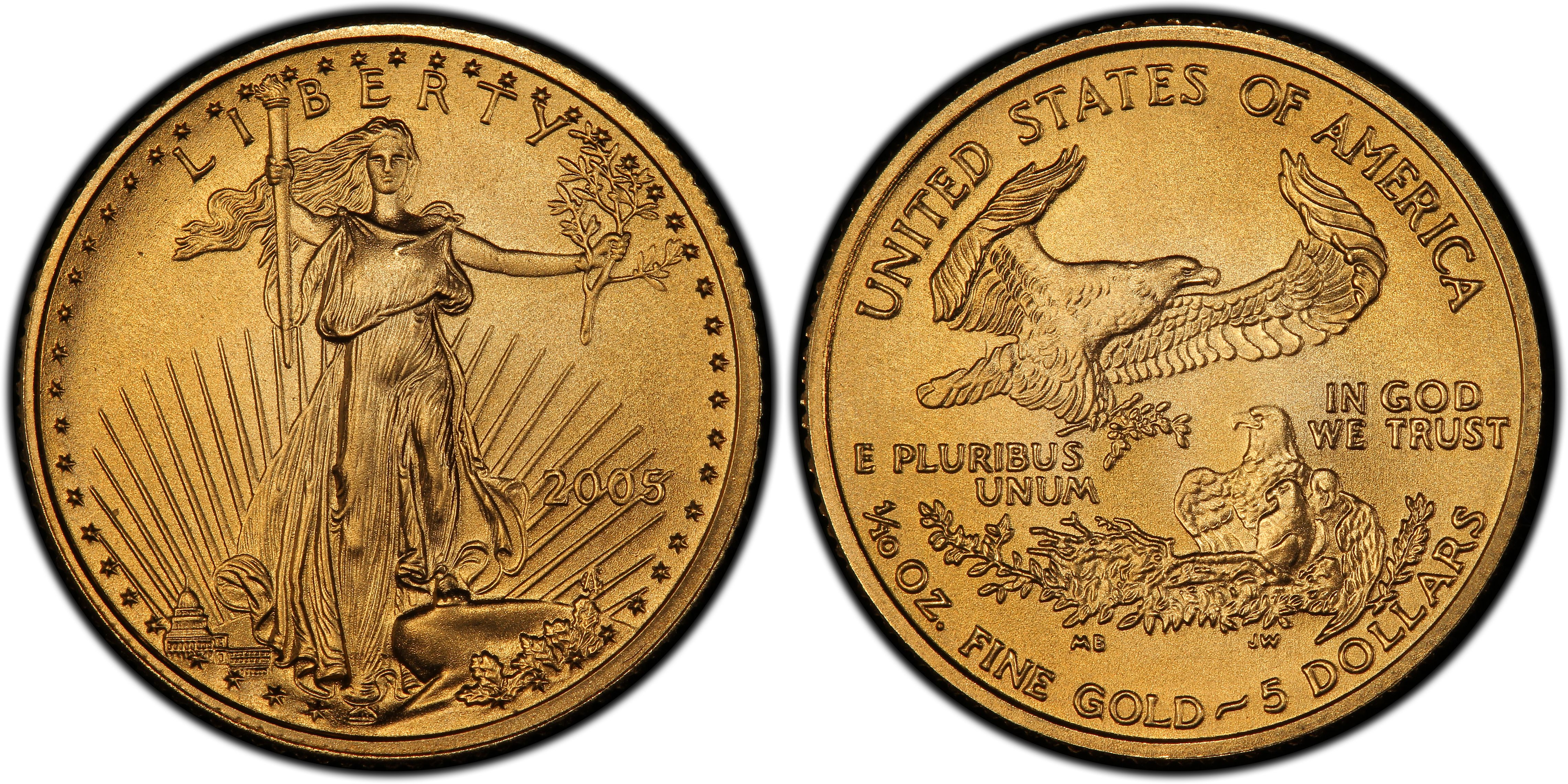 2005 liberty 10 dollar coin