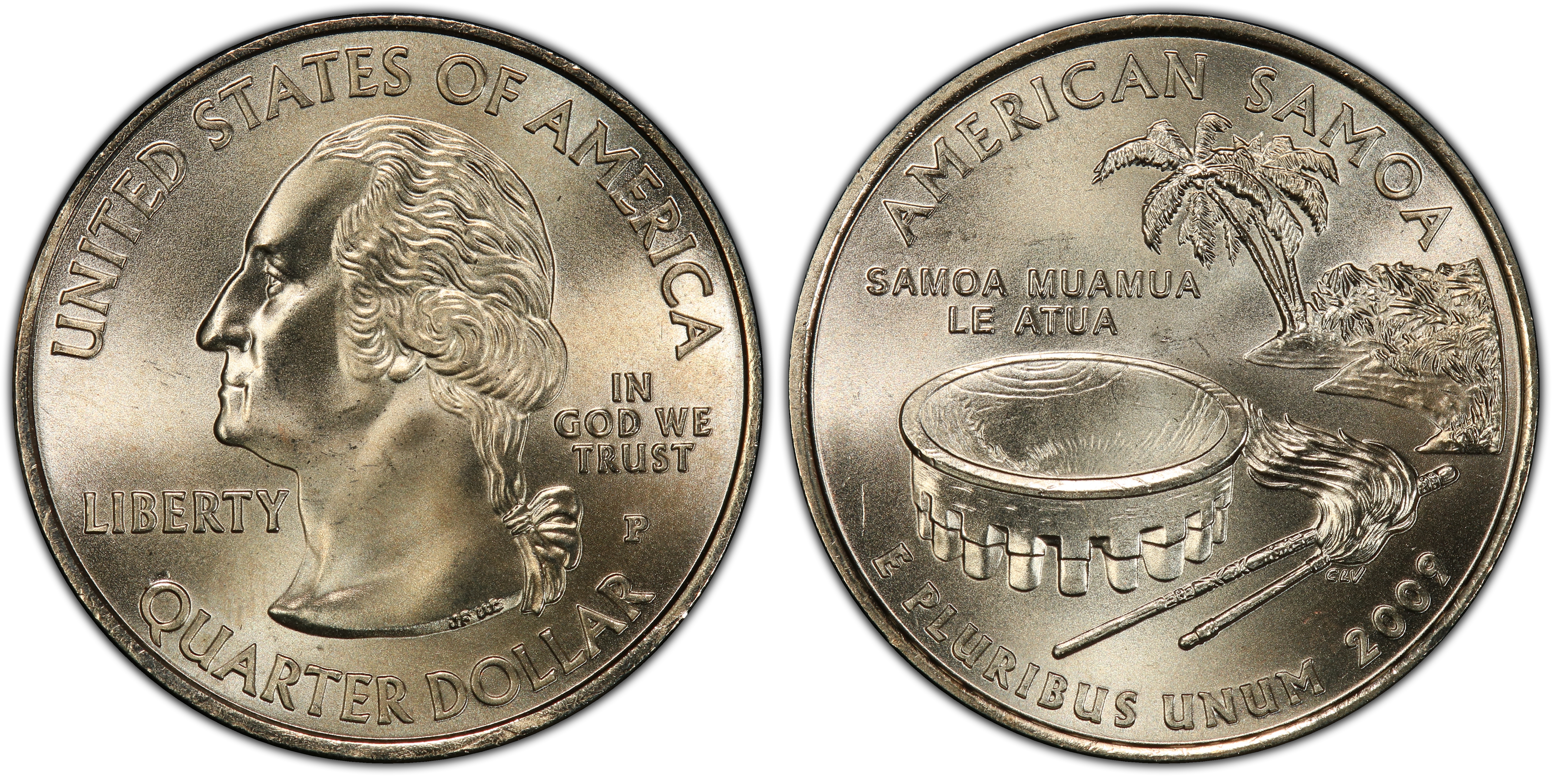 2009-p 25c american samoa satin finish (特别)