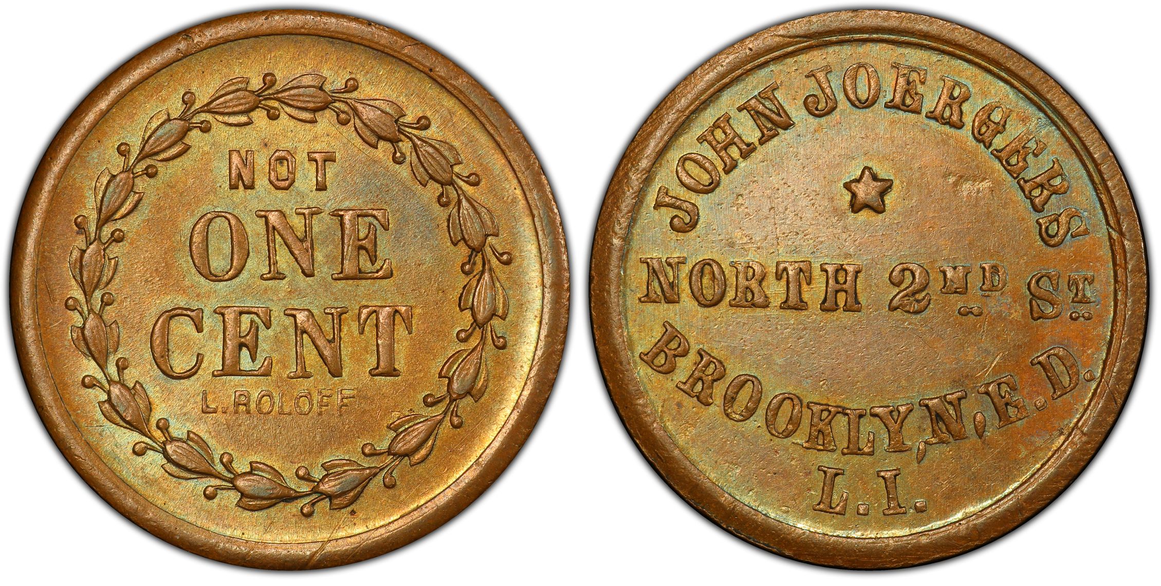 Token F E A Copper Pe John Joergers Ny Bn Regular Strike