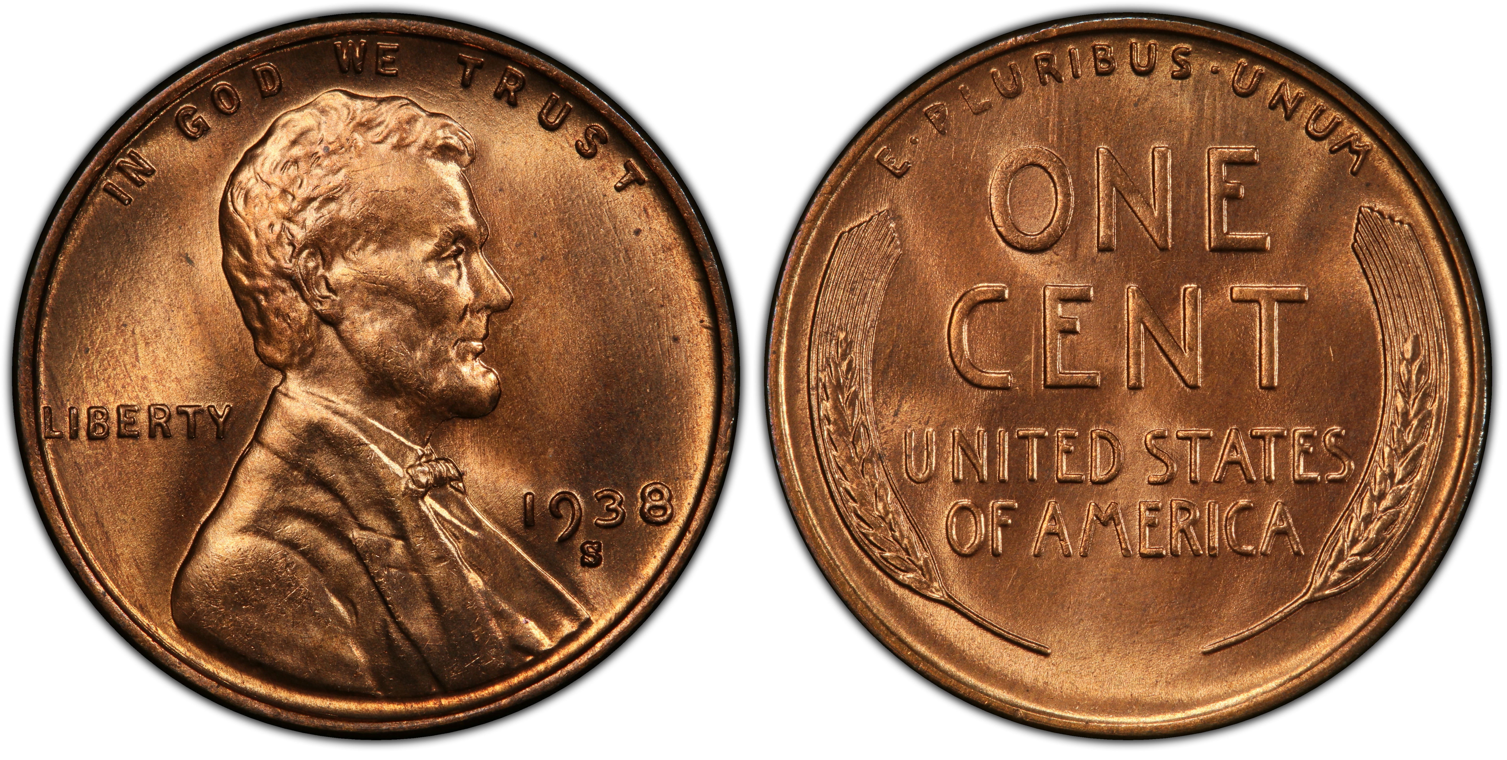 S C Rd Regular Strike Lincoln Cent Wheat Reverse Pcgs