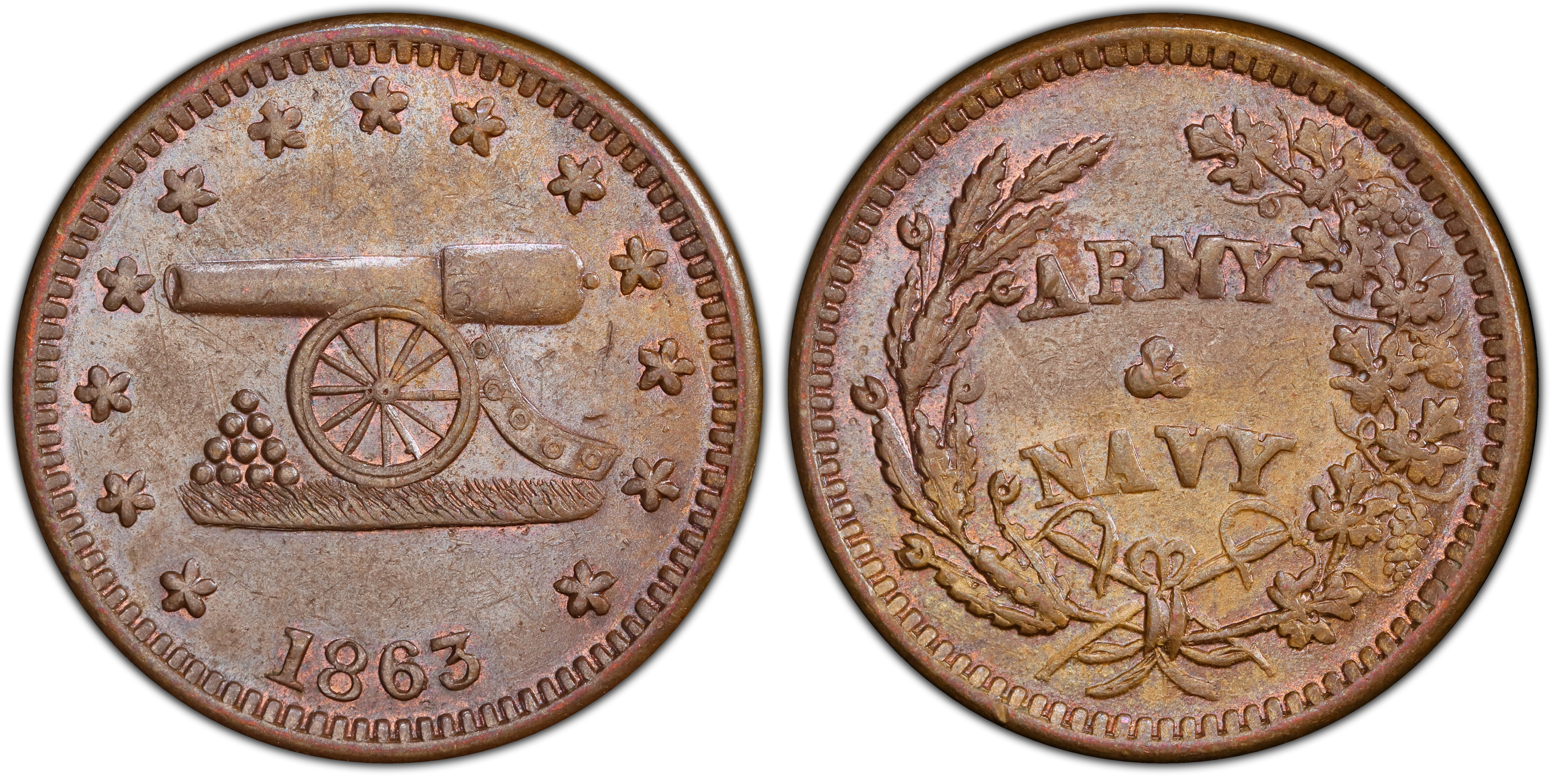 Token F A Copper Cannon Patriotic Bn Regular Strike