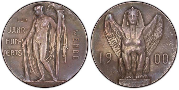 1900 Medal Heidemann 855 Matte Ag Special Strike PCGS ValueView