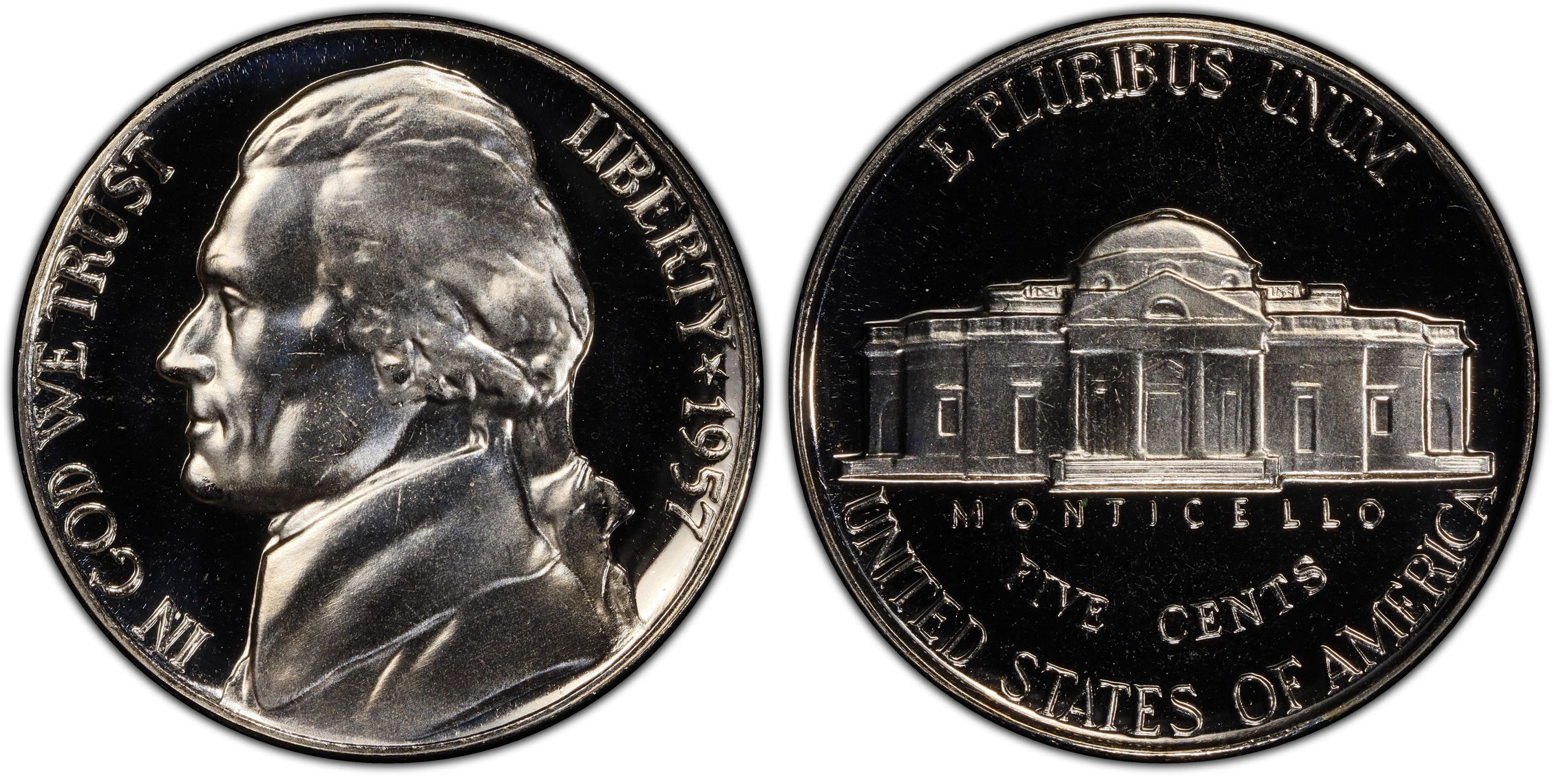 C Dcam Proof Jefferson Nickel Pcgs Coinfacts