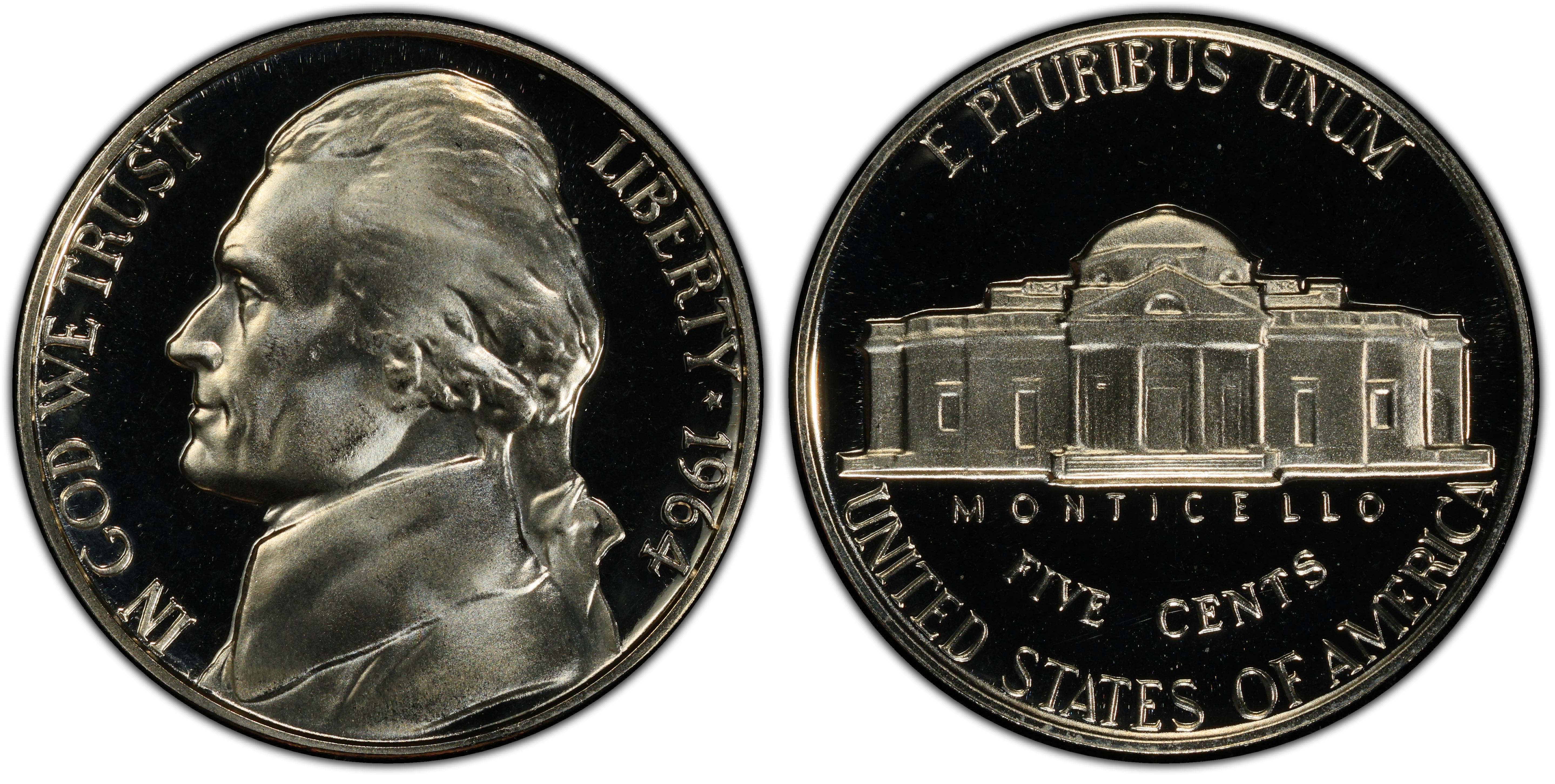 C Dcam Proof Jefferson Nickel Pcgs Coinfacts