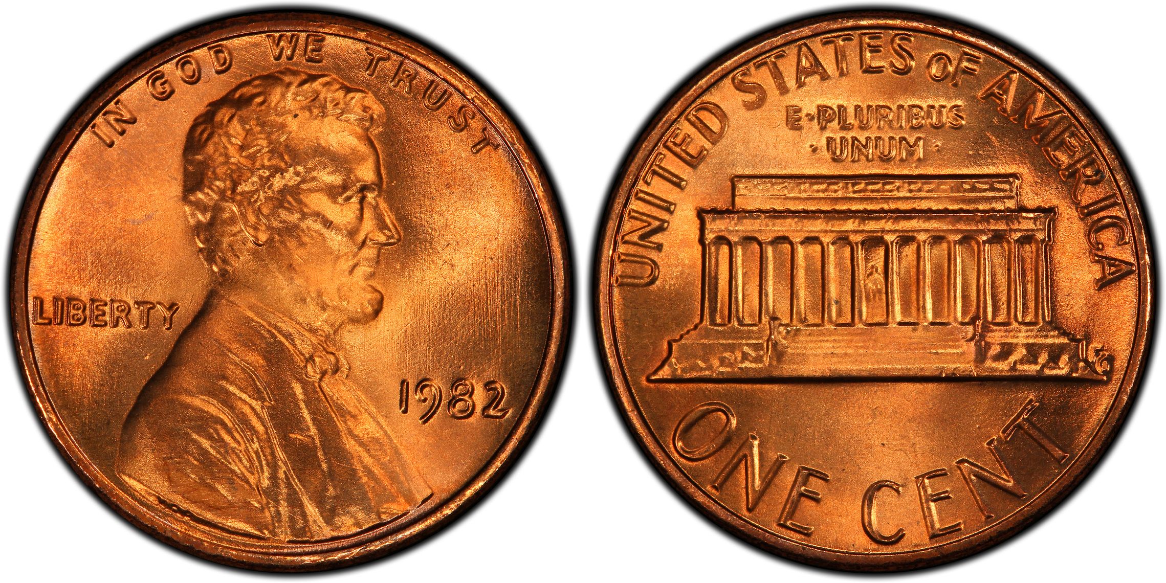 1 states, 认证编号 #60142707 - 1982 the united states of america 1c