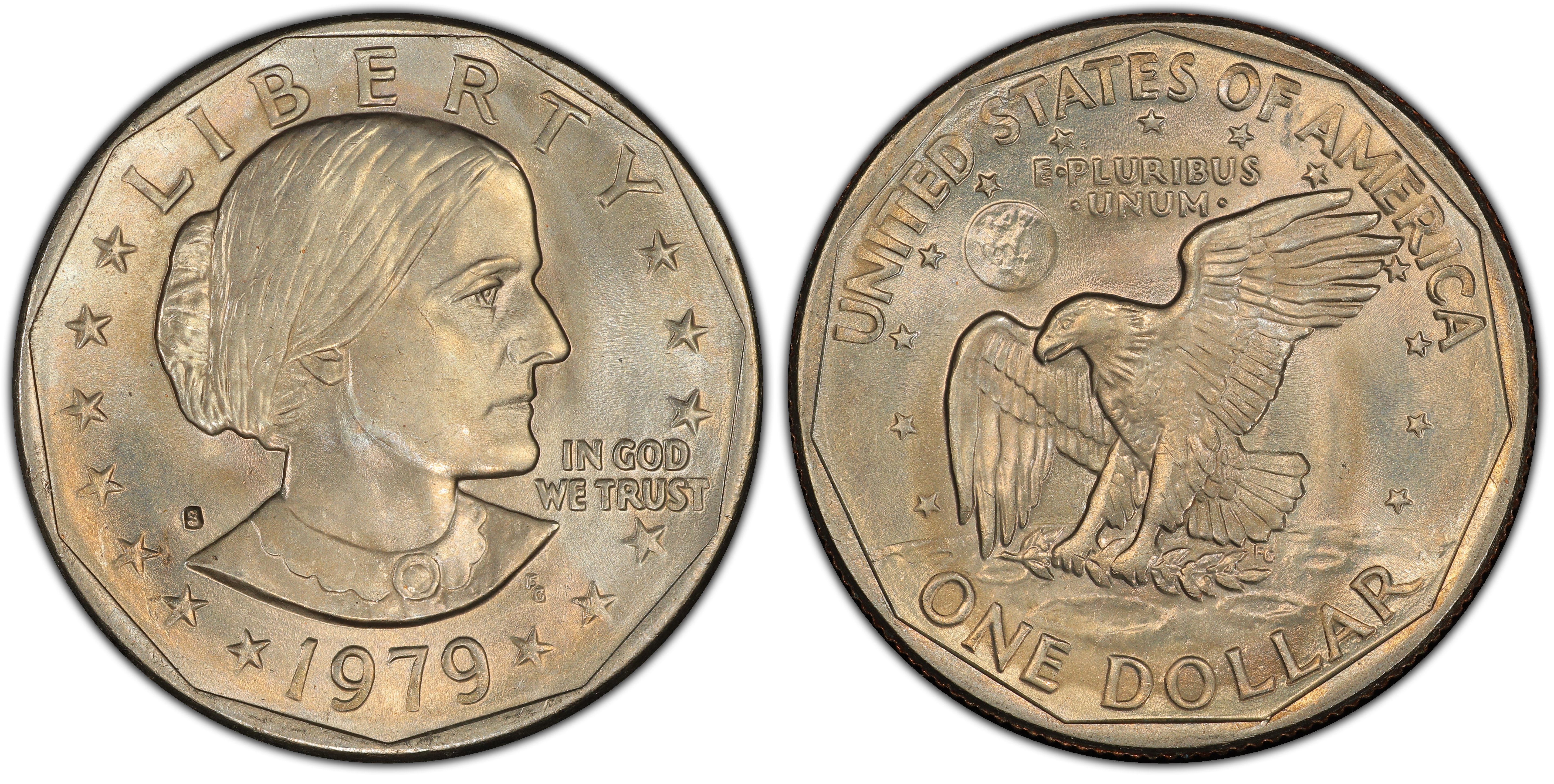 Images of Susan B. Anthony Dollar 1979-S SBA$1 - PCGS CoinFacts