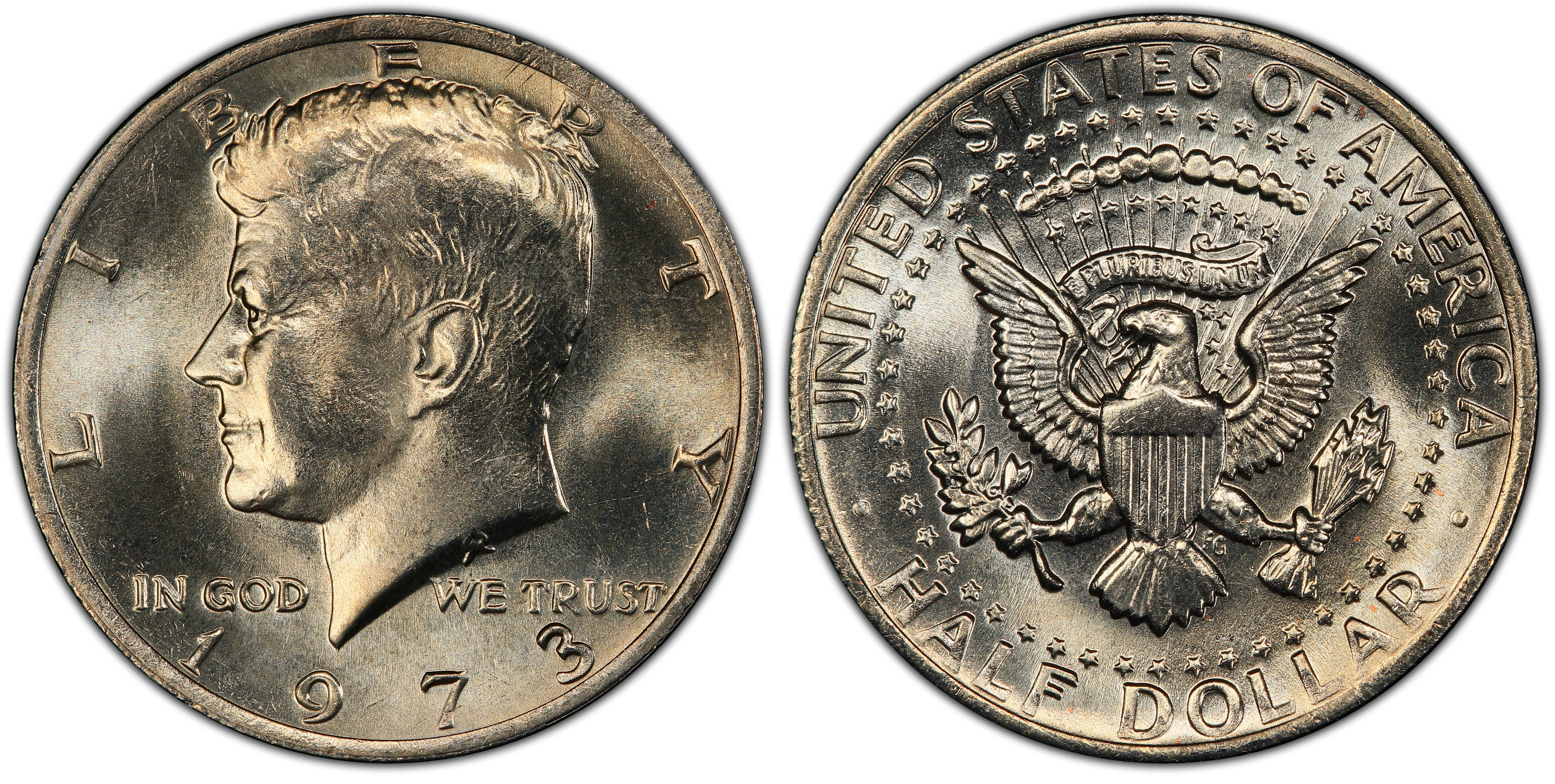 1973 50C Regular Strike Kennedy Half Dollar PCGS CoinFacts