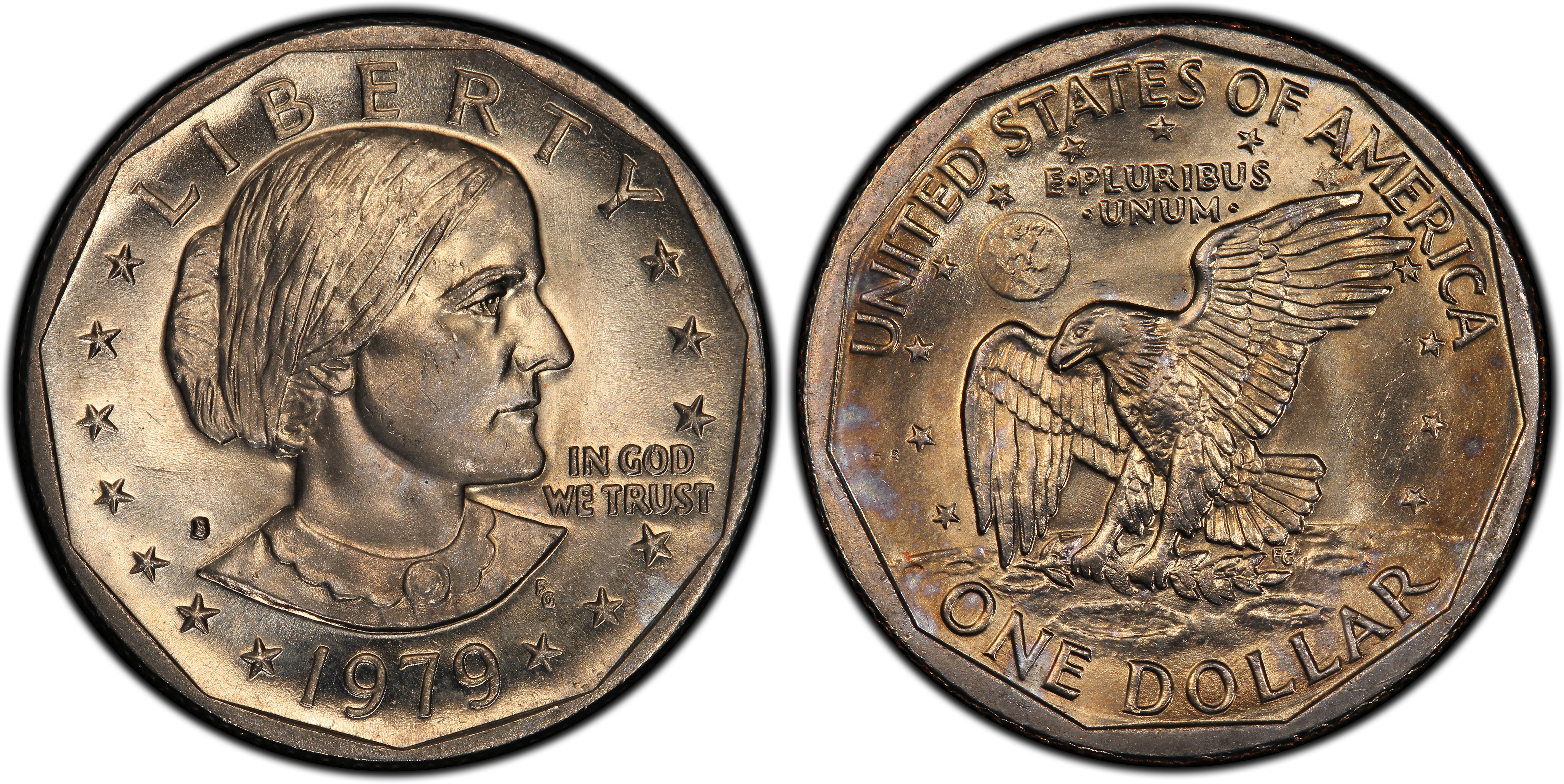 Images of Susan B. Anthony Dollar 1979-S SBA$1 - PCGS CoinFacts