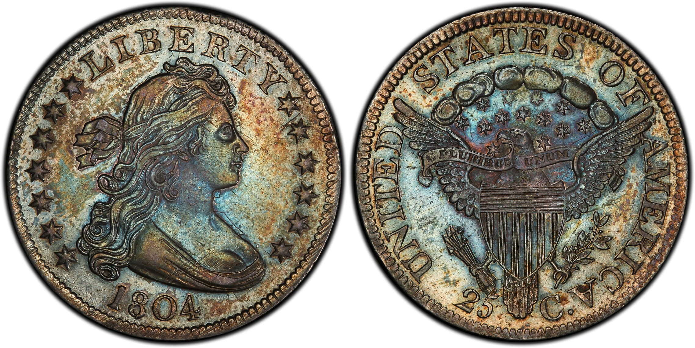 1804 25C (Regular Strike) Draped Bust Quarter - PCGS CoinFacts