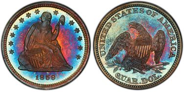  
	PCGS #5555 (PR) 67 
