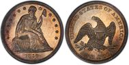 1840 $1 (Regular Strike) Liberty Seated Dollar - PCGS CoinFacts