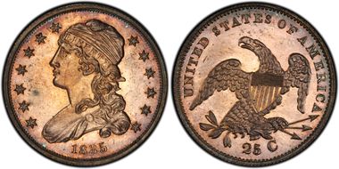  
	PCGS #5383 (PR) 64+ 
