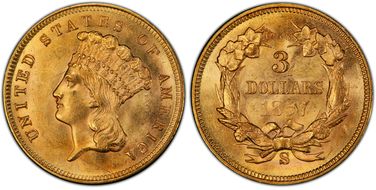 MS62+ PCGS grade