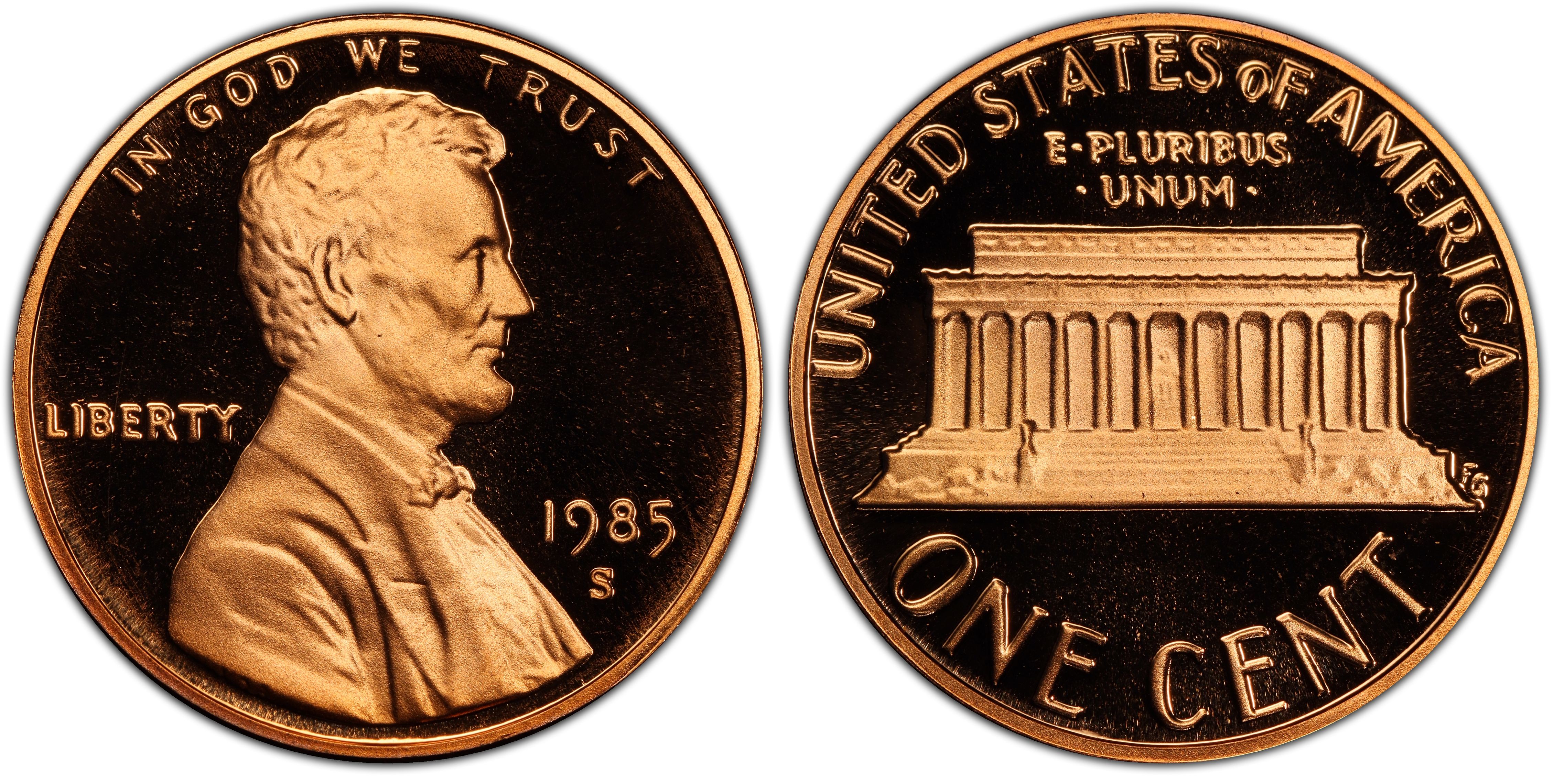 1979 S Type 1 Gem Proof Lincoln Memorial Cent US Coin Penny 