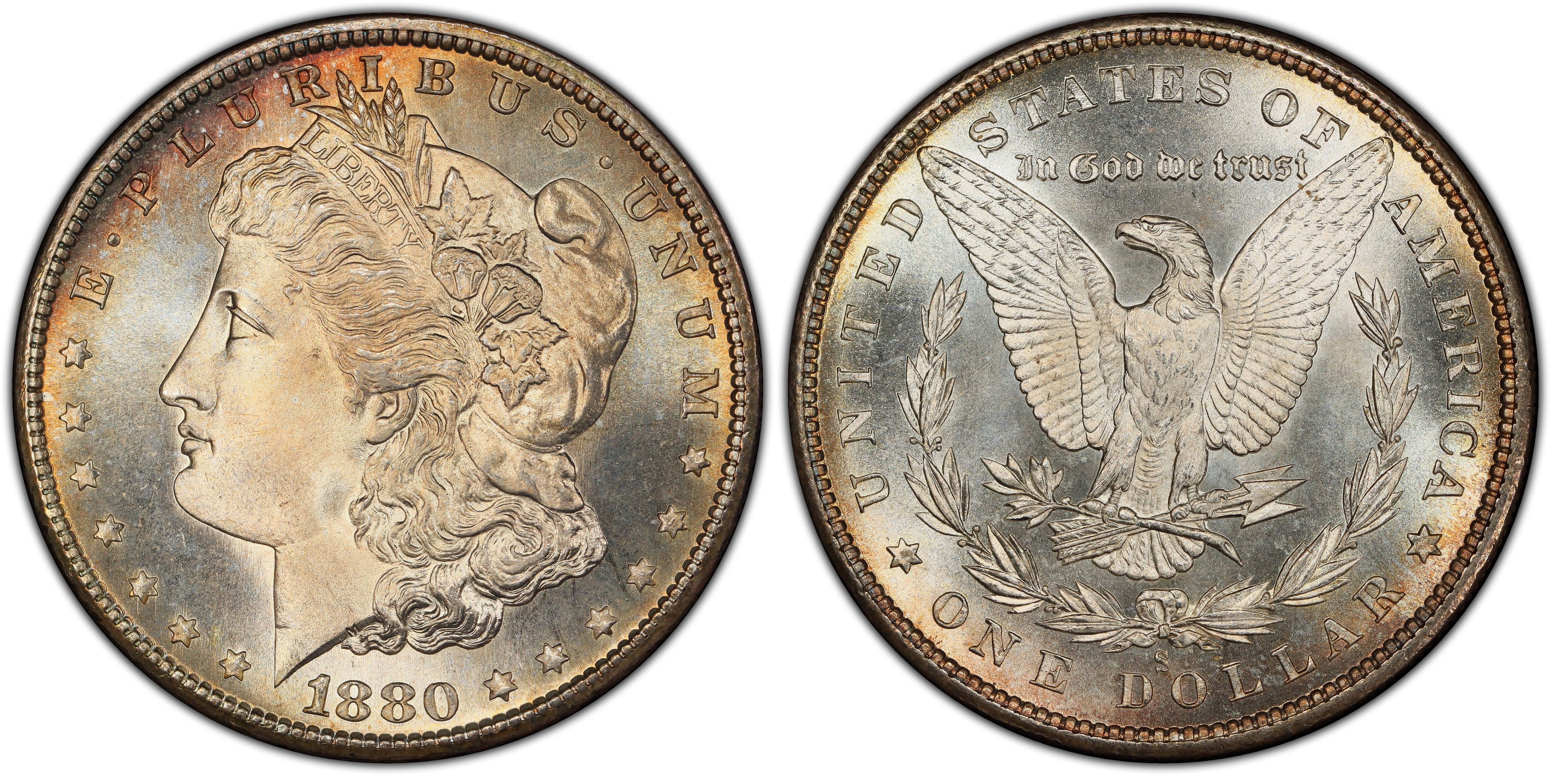 高評価の贈り物 アンティークコイン コイン 金貨 銀貨 送料無料 1880-S Morgan Dollar MS-65 PCGS - SKU  #4530 tdh-latinoamerica.de