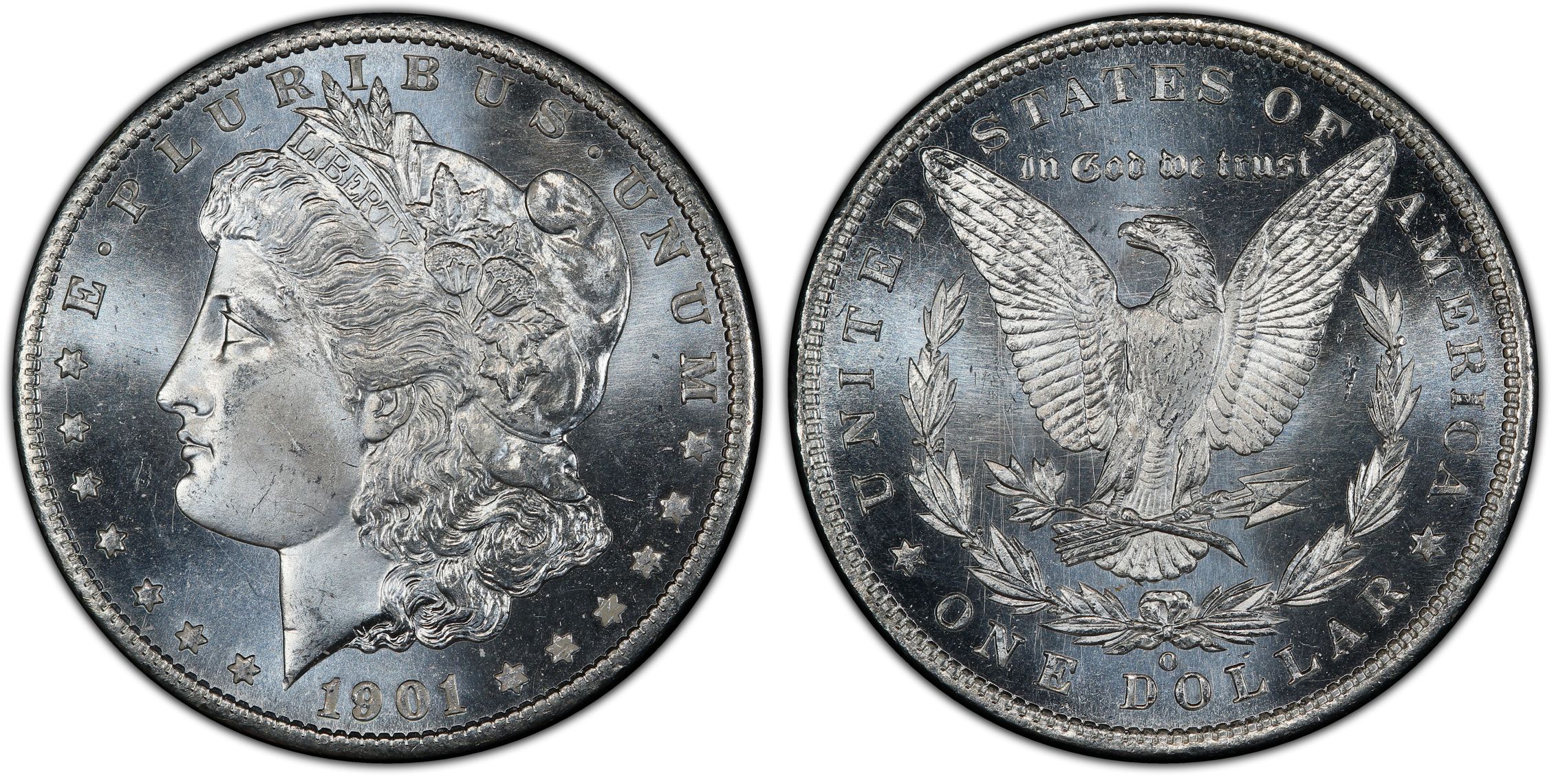 1901 O 1 PL Regular Strike Morgan Dollar PCGS CoinFacts