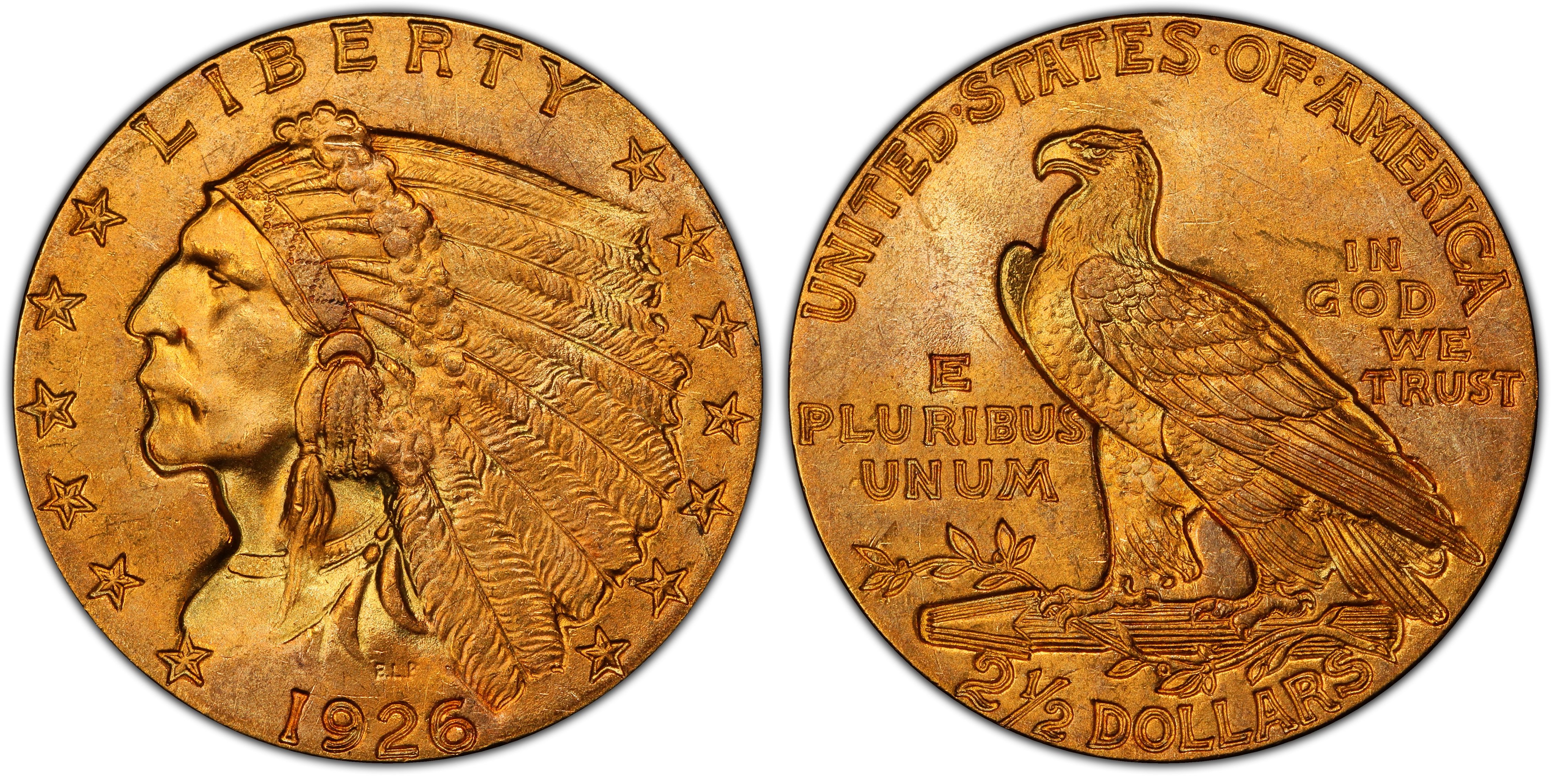 アンティークコイン コイン 金貨 銀貨 [送料無料] 1926 $2.5 Indian