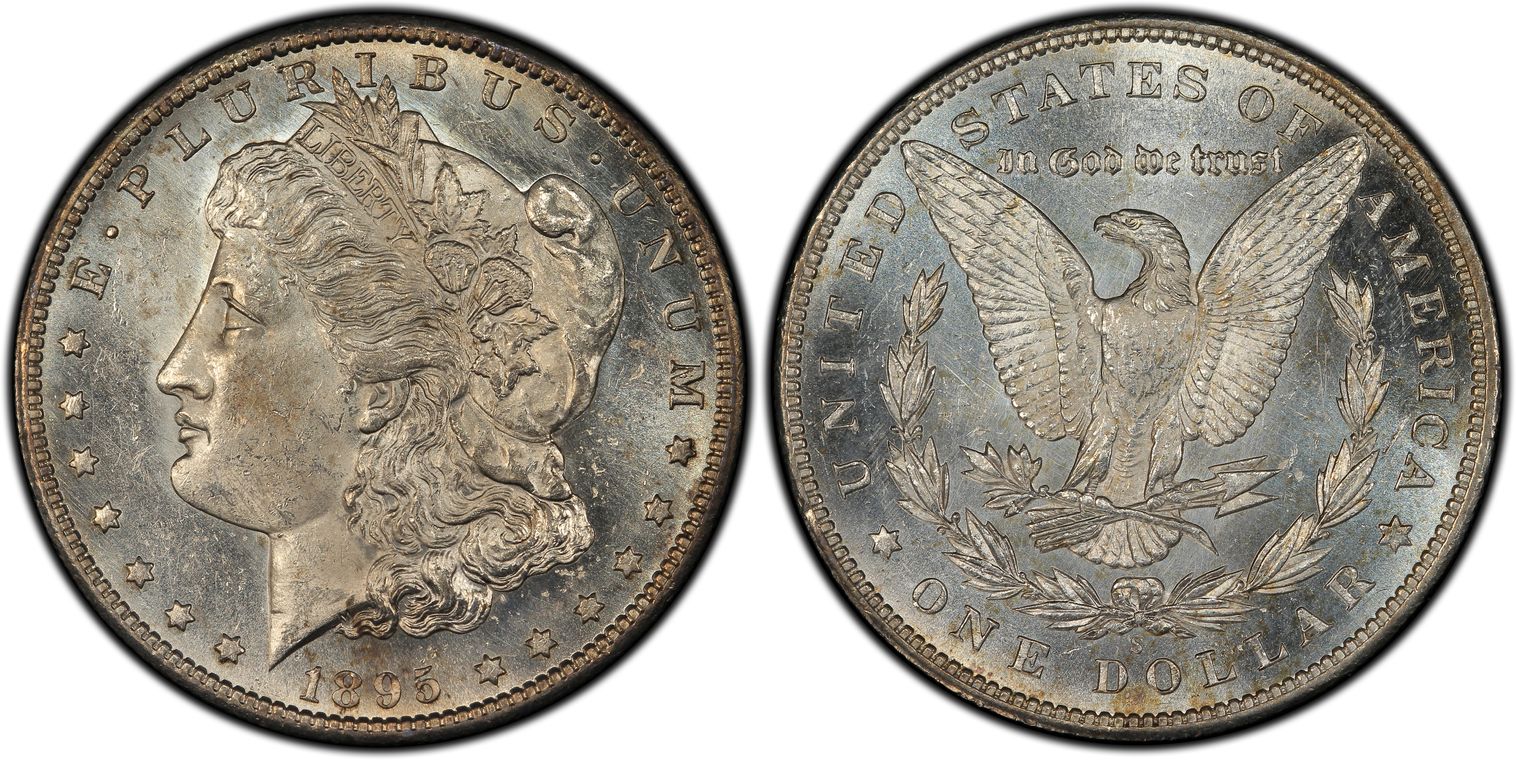 アンティークコイン 硬貨 1895-S VAM-4 S/HORIZONTAL S MORGAN DOLLAR