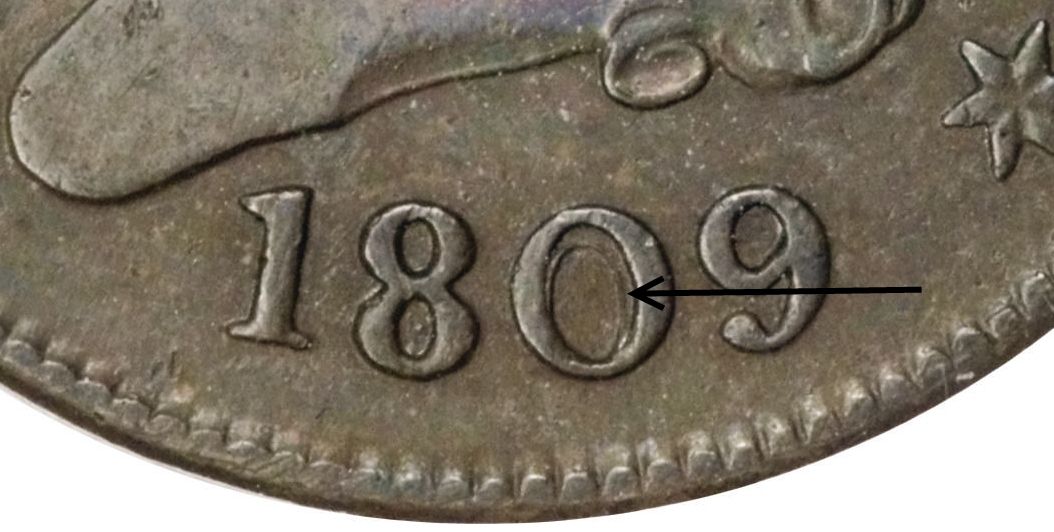 1809 1C, BN (Regular Strike) Classic Head Cent - PCGS CoinFacts