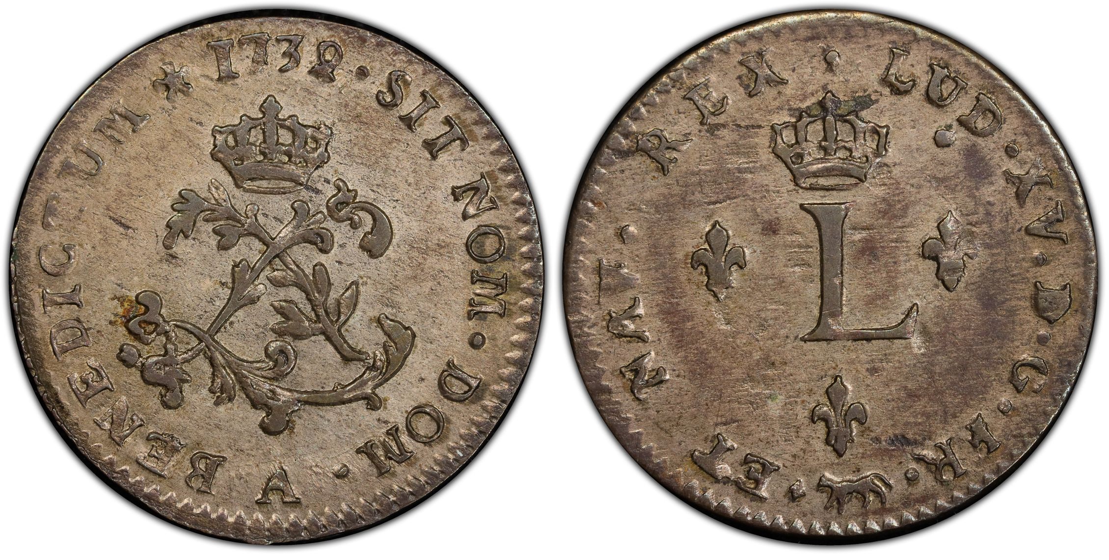 1739/2-A Sou M (Regular Strike) French Colonies - PCGS CoinFacts