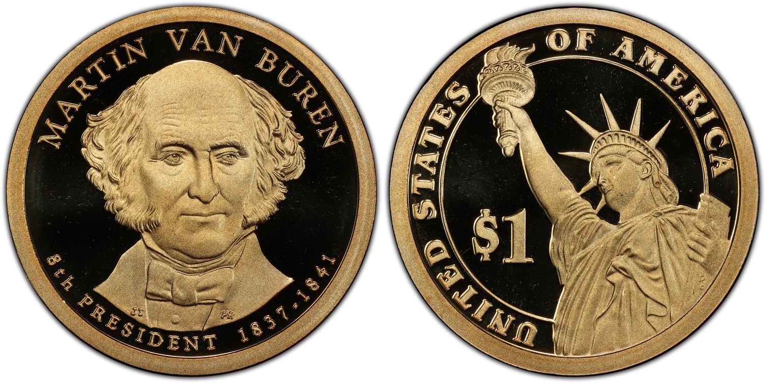 What is the value of a Martin van Buren 1 dollar coin? - Quora