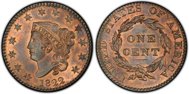 MS65RB PCGS grade