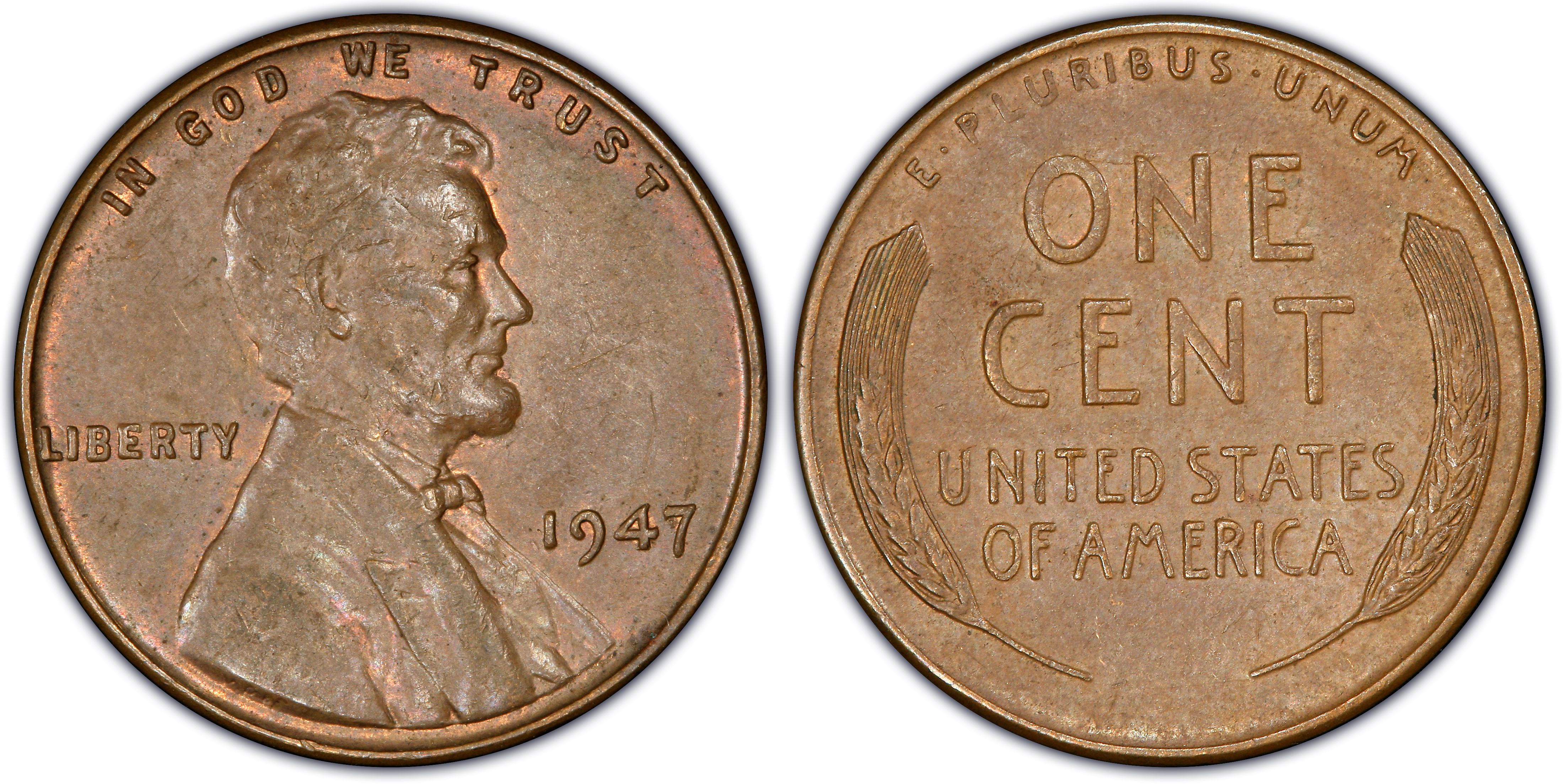 1947 1C DDO FS-101 (021.3), BN (Regular Strike) Lincoln Cent 