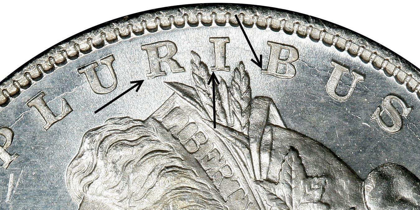 1878 8TF $1 VAM 5 Doubled RIB TOP 100 (Regular Strike