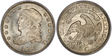  
	MS67 PCGS grade 
