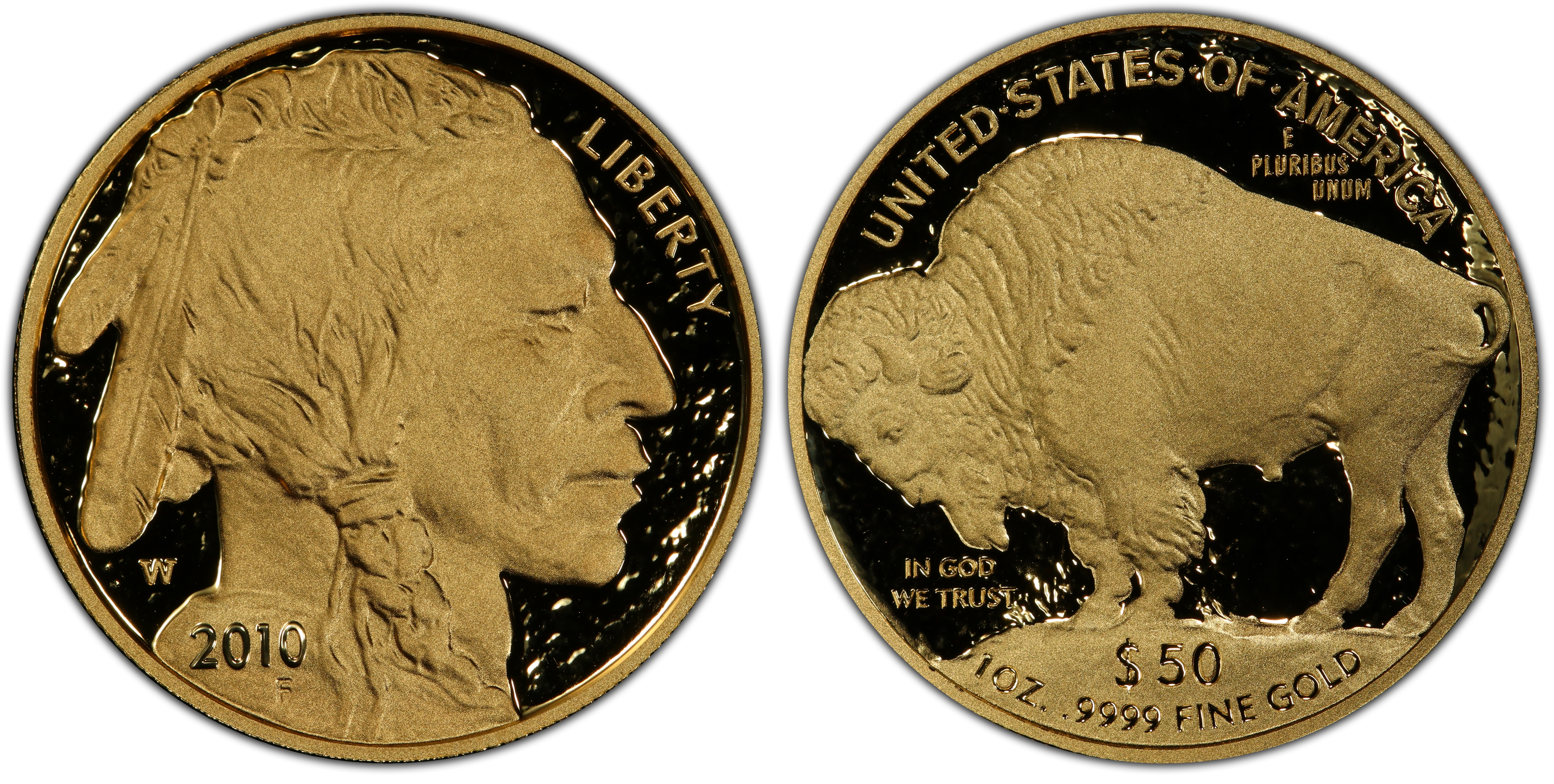 2010-W $50 American Buffalo .9999 Fine Gold Moy Signature, DCAM