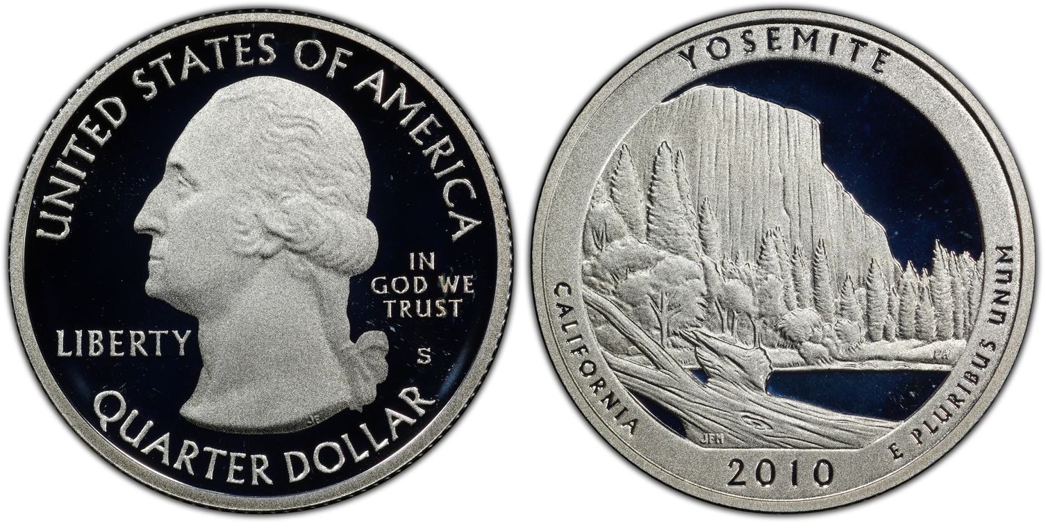 2010-S Silver Proof ATB Quarter YOSEMITE
