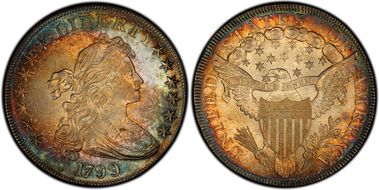 1799 $1 (Regular Strike) Draped Bust Dollar - PCGS CoinFacts