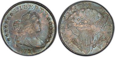 MS62+ PCGS grade