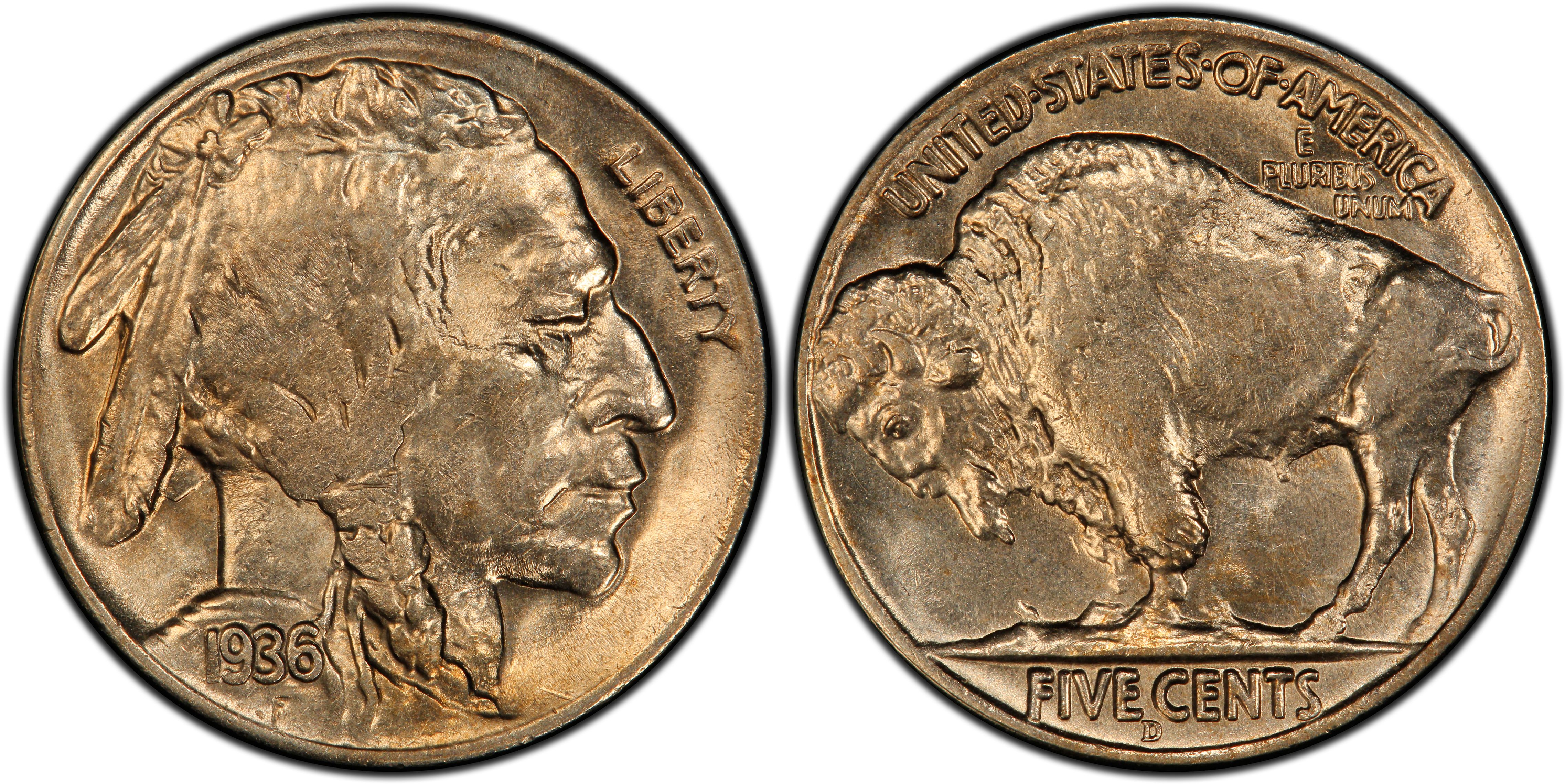 アンティークコイン コイン 金貨 銀貨 [送料無料] 1936 Buffalo Nickel MS66 PCGS コレクション