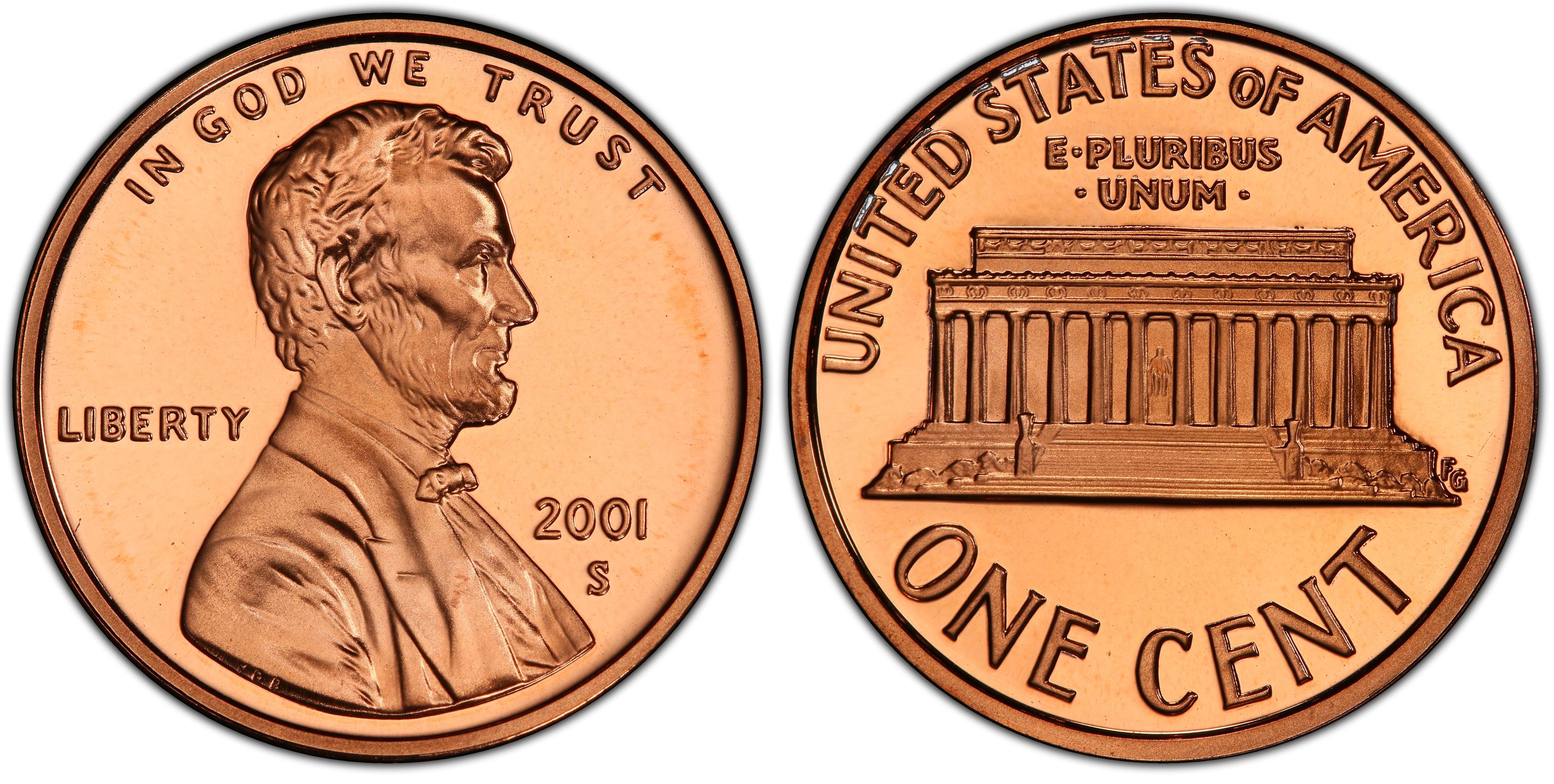 Details about   2001 S PCGS PF69RD DCAM LINCOLN CENT PROOF 