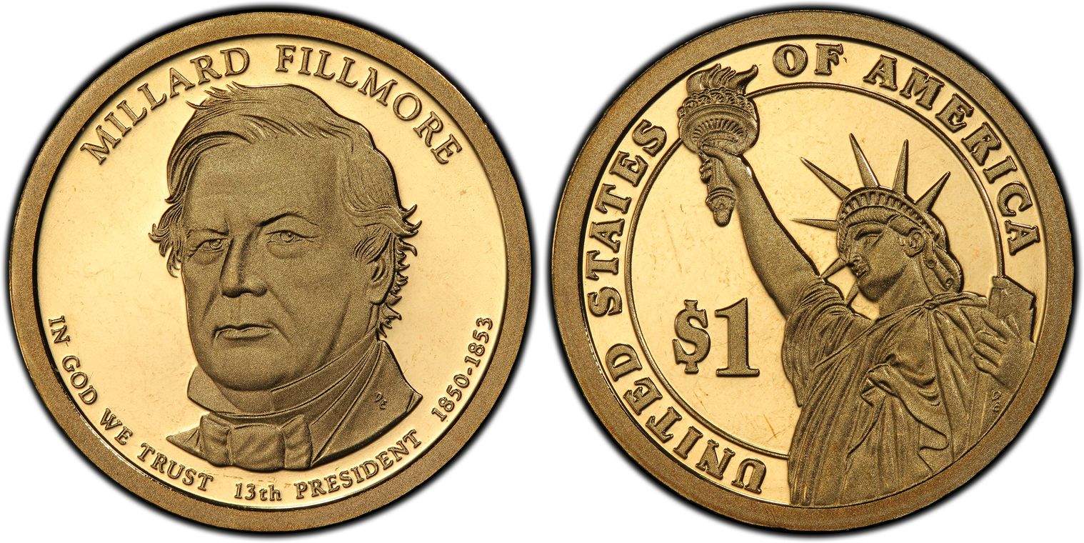 2010-S $1 Millard Fillmore First Strike, DCAM (Proof) Presidential