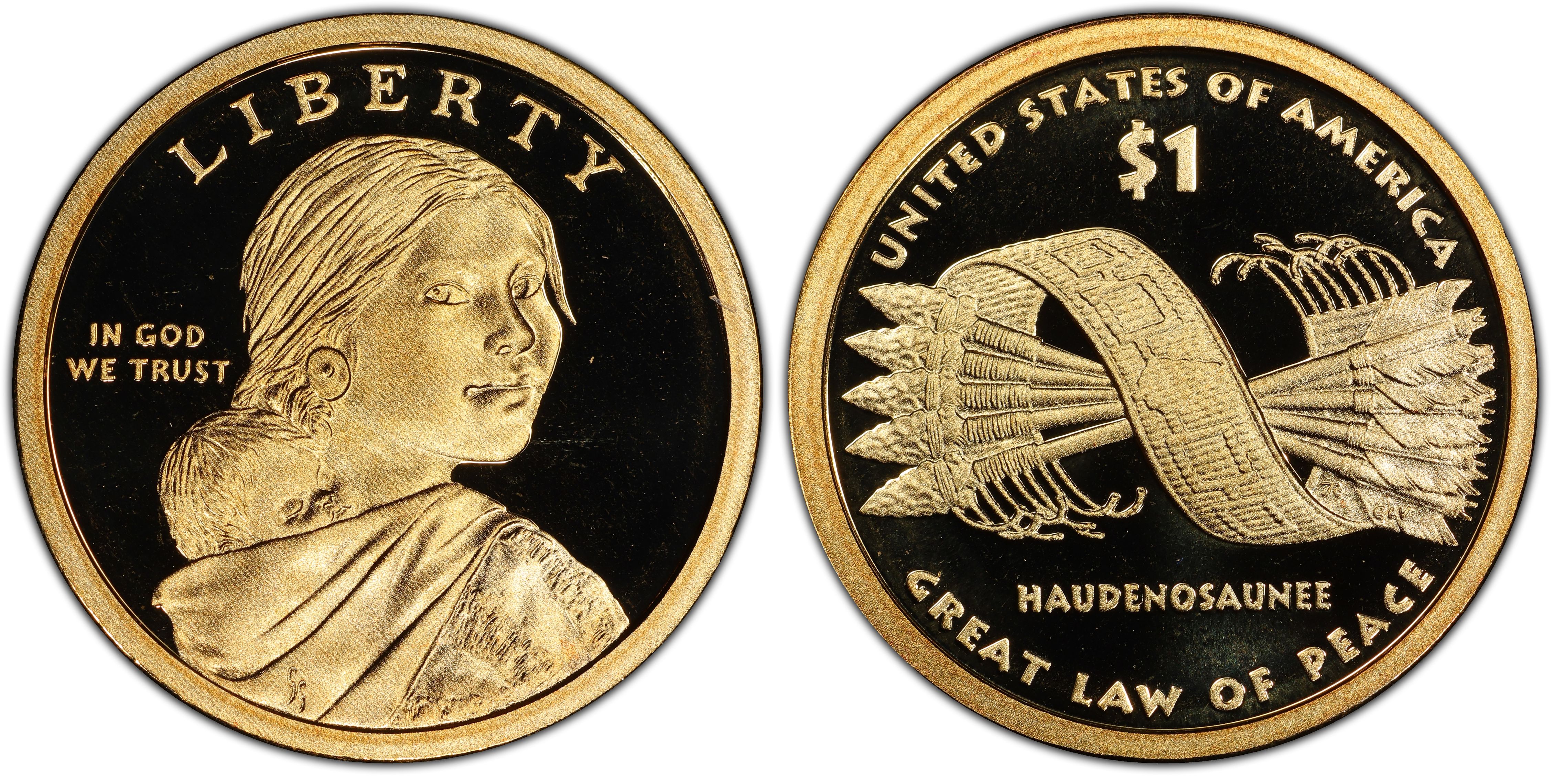2000-2008 S Native American Sacagawea Dollar DCam Proof Coin Run 9 Coin Set 