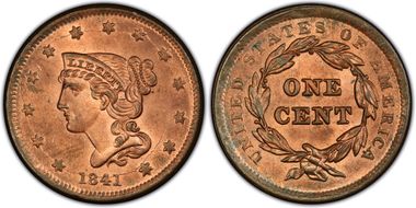 MS65RB PCGS grade