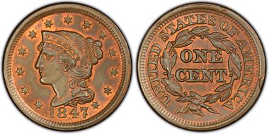 MS65RB PCGS grade