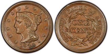 PCGS AU58BN