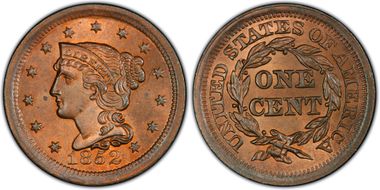 MS65RB PCGS grade