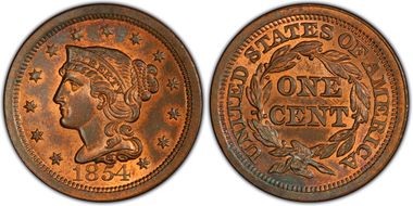 MS65RB PCGS grade