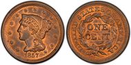 PCGS #403970 (MS, Red and Brown)     64