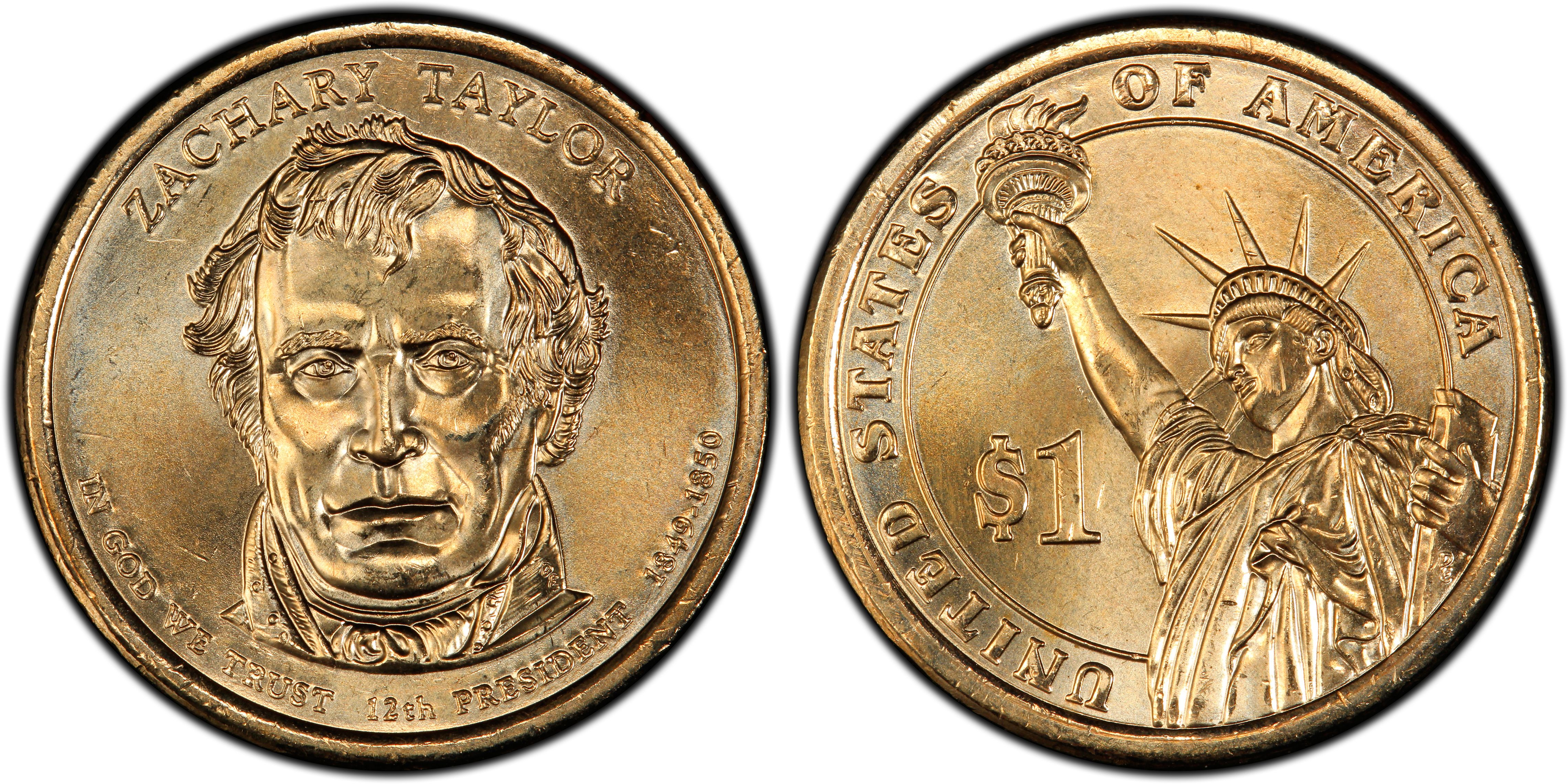 Zachary Taylor Presidential $1 Coin