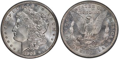 MS67 PCGS grade