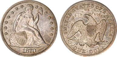  
	PCGS #6965 (MS) 62 
