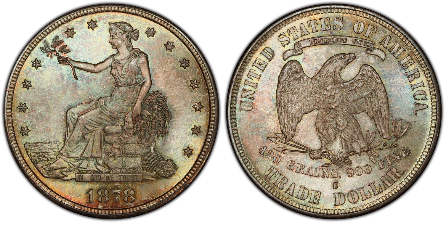 1878-S T$1 Trade (Regular Strike) Trade Dollar - PCGS CoinFacts