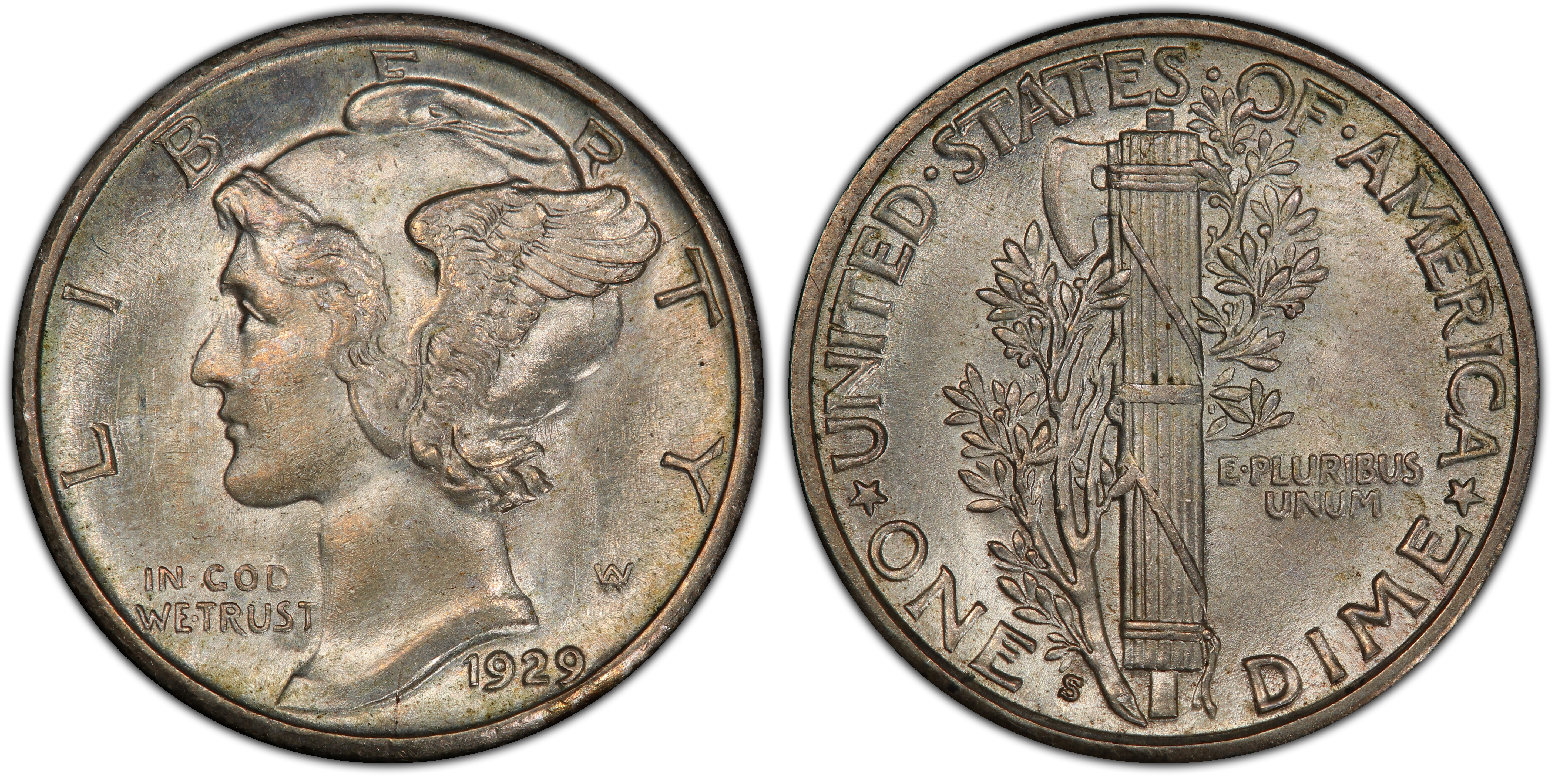 Images of Mercury Dime 1929-S 10C - PCGS CoinFacts